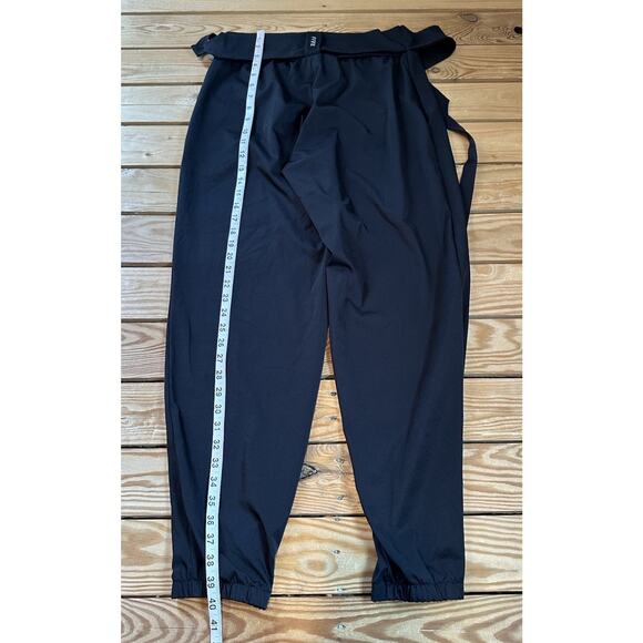 Five Dance Women’s Bow Joggers Pants Size Medium Black Tie Waist Pull On - Picture 5 of 8